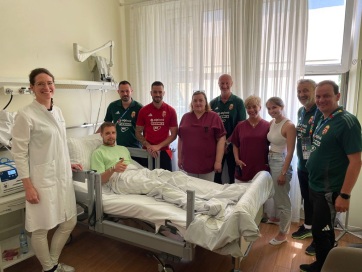 EURO-2024: Rossi és Botka is meglátogatta Vargát a stuttgarti kórházban - A cikkhez tartozó kép