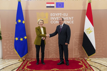 Ursula von der Leyen: Európai uniós cégek több mint 40 milliárd euró értékben kötnek megállapodásokat Egyiptommal - A cikkhez tartozó kép