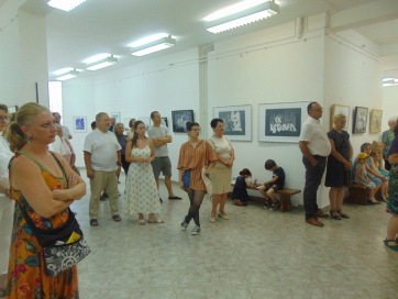 Kiállításmegnyitó Zentán: 15 éves a Nemzetközi Művészeti Műhely - A cikkhez tartozó kép