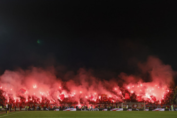 Partizan-Crvena zvezda: Vér is folyt a belgrádi örökrangadó után - A cikkhez tartozó kép