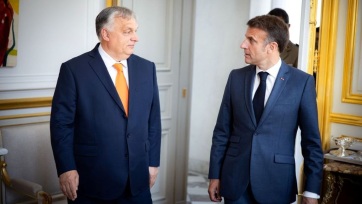 Párizsban tárgyal Macron francia elnökkel Orbán Viktor - A cikkhez tartozó kép