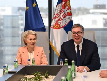 Von der Leyen: Azért jöttem, mert hiszem, hogy Szerbia jövője az EU-ban van (Frissítve) - A cikkhez tartozó kép