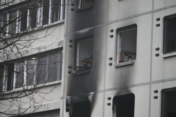 Tűz egy ljubljanai kollégiumban: 11 sérült, egyikük kritikus állapotban - A cikkhez tartozó kép