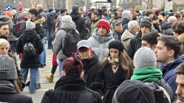 Folytatódtak az egyetemistamegmozdulások szerte Szerbiában - A cikkhez tartozó kép