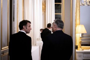 Macron Orbánnal egyeztetett a mai EU-csúcs előtt - A cikkhez tartozó kép