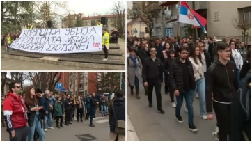 Tüntetések Belgrádban, Nišben és Čačakon - A cikkhez tartozó kép