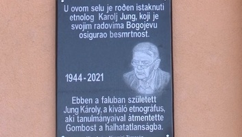 Emléktáblát avattak dr. Jung Károly tiszteletére Gomboson - illusztráció