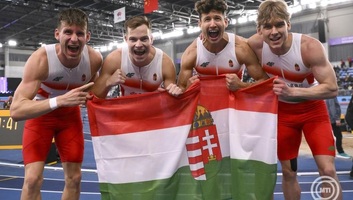 Fedettpályás atlétikai vb: Országos csúccsal bronzérmes a magyar férfi 4x400-as váltó - illusztráció